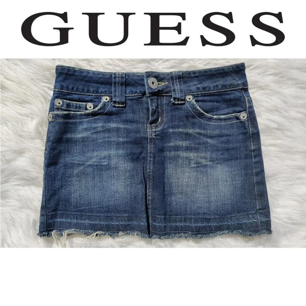 Guess Mini Jean Skirt Size 24
